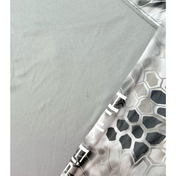 Huk Men's Performance Fishing Kryptek Vented Long Sleeve Charcoal Gray Size 3XL - Picture 5 of 7